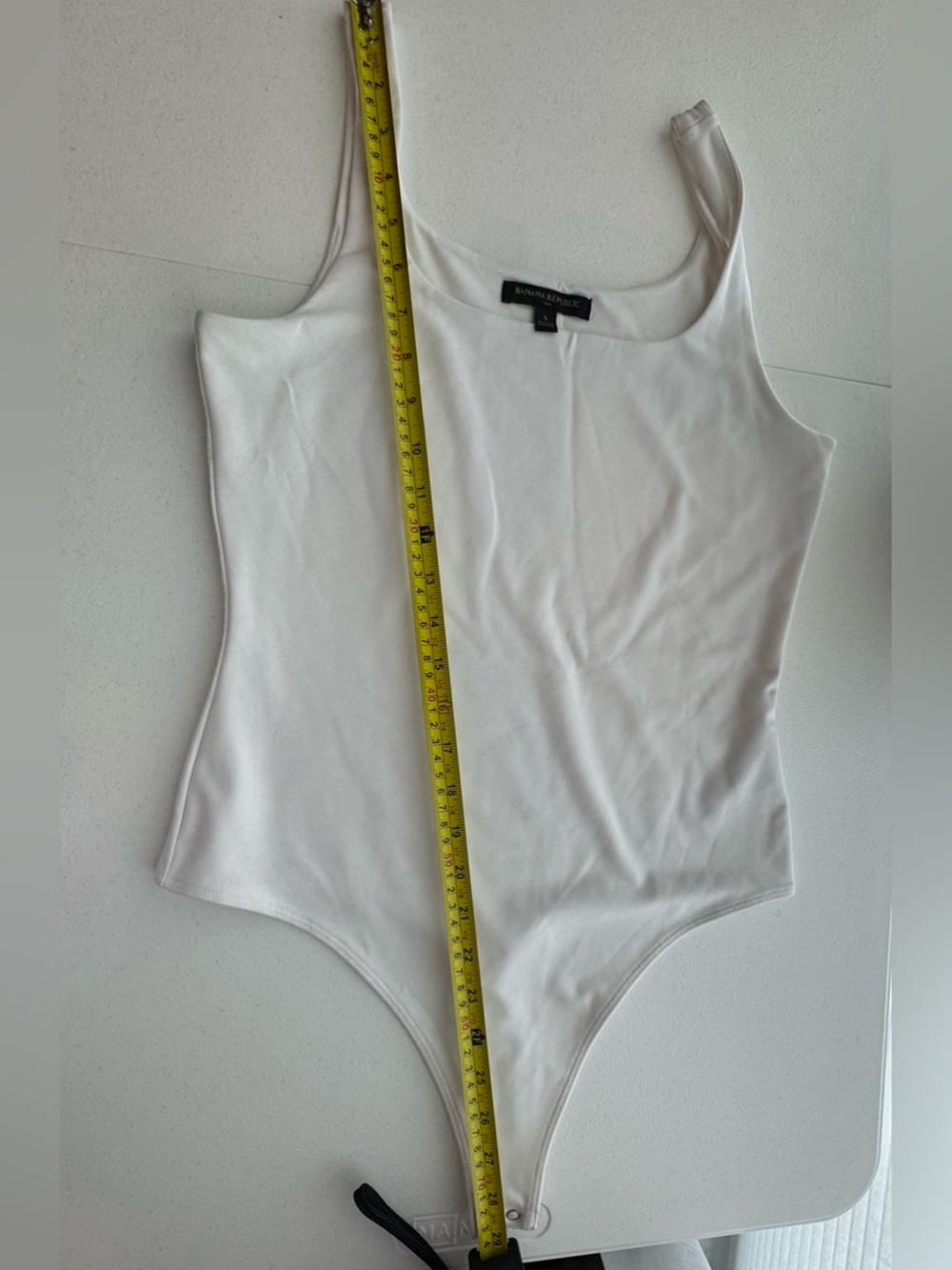 Banana Republic Set of 2 Bodysuits Black & White Sleeveless Stretch Small NWOT - Picture 8 of 8